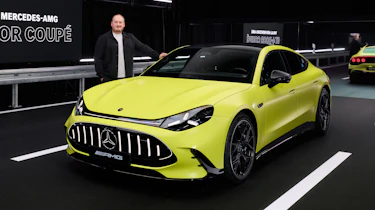 Ellis Hyde with the Mercedes-AMG GT 4-Door Coupe