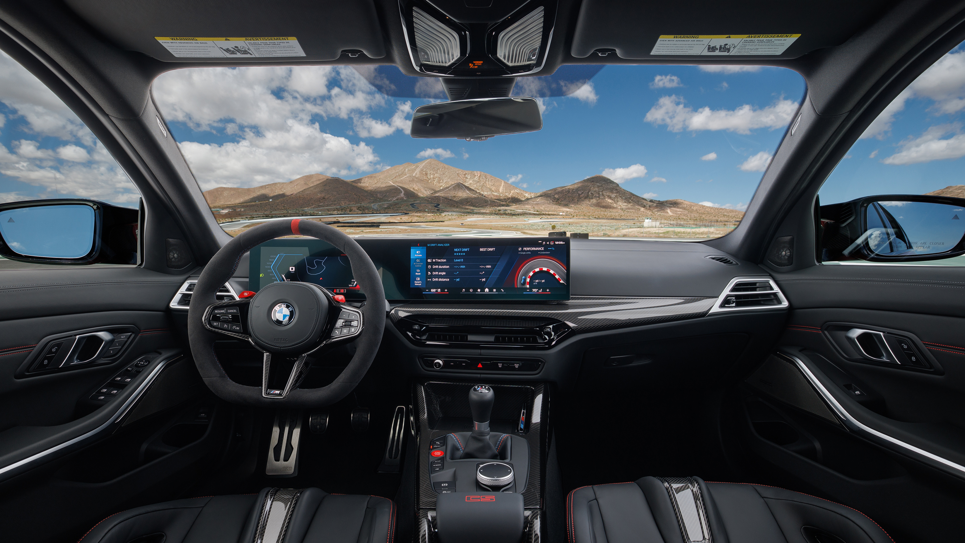 BMW M3 CS Handschalter - front interior 