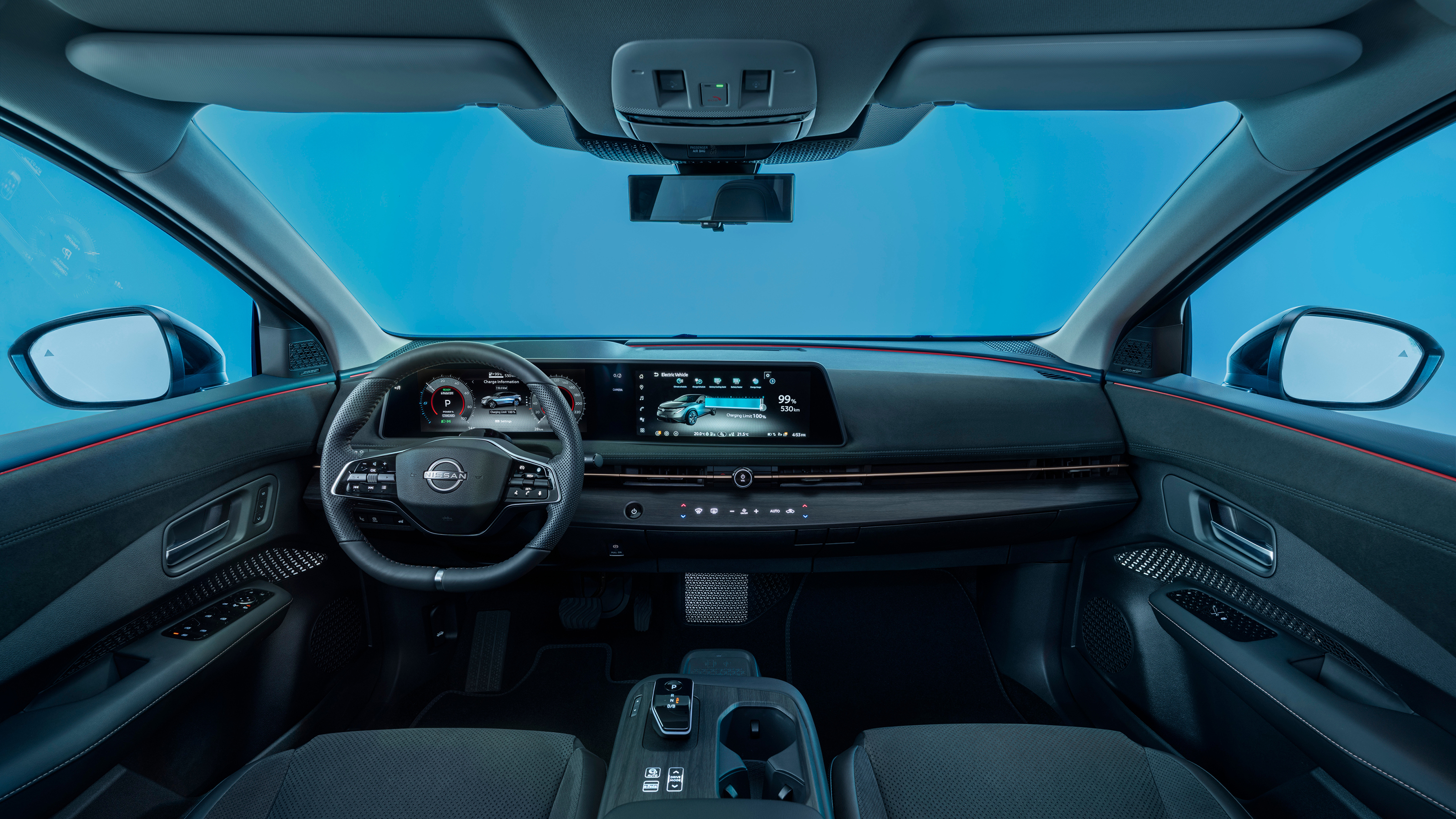 New Nissan Ariya facelift - interior 