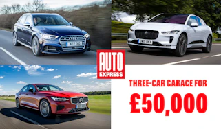 Three-car garage: Audi S3, Volvo S60 and Jaguar I-Price - header image
