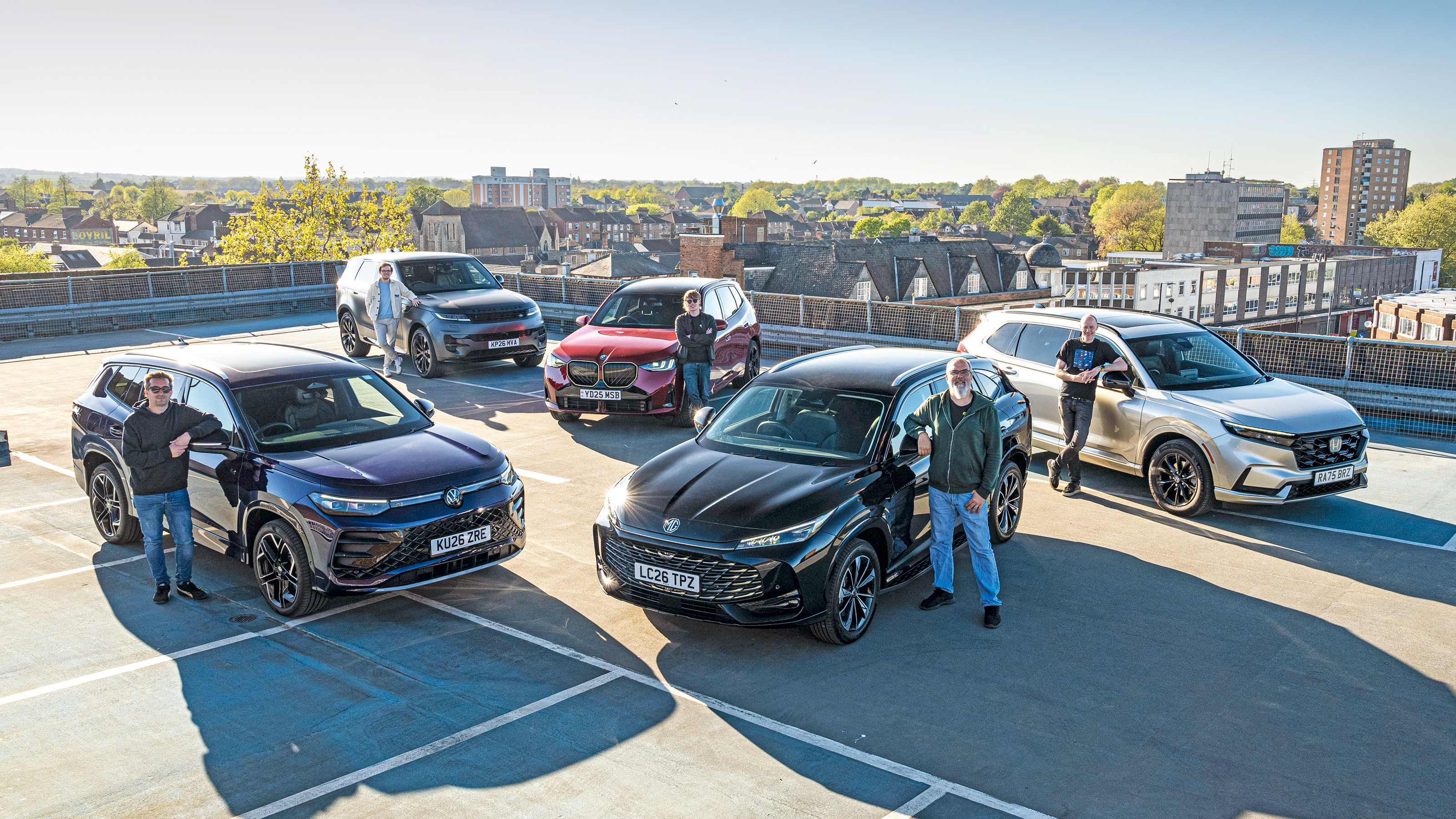Top five PHEVs head to head - header with team