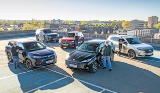 Top five PHEVs head to head - header with team
