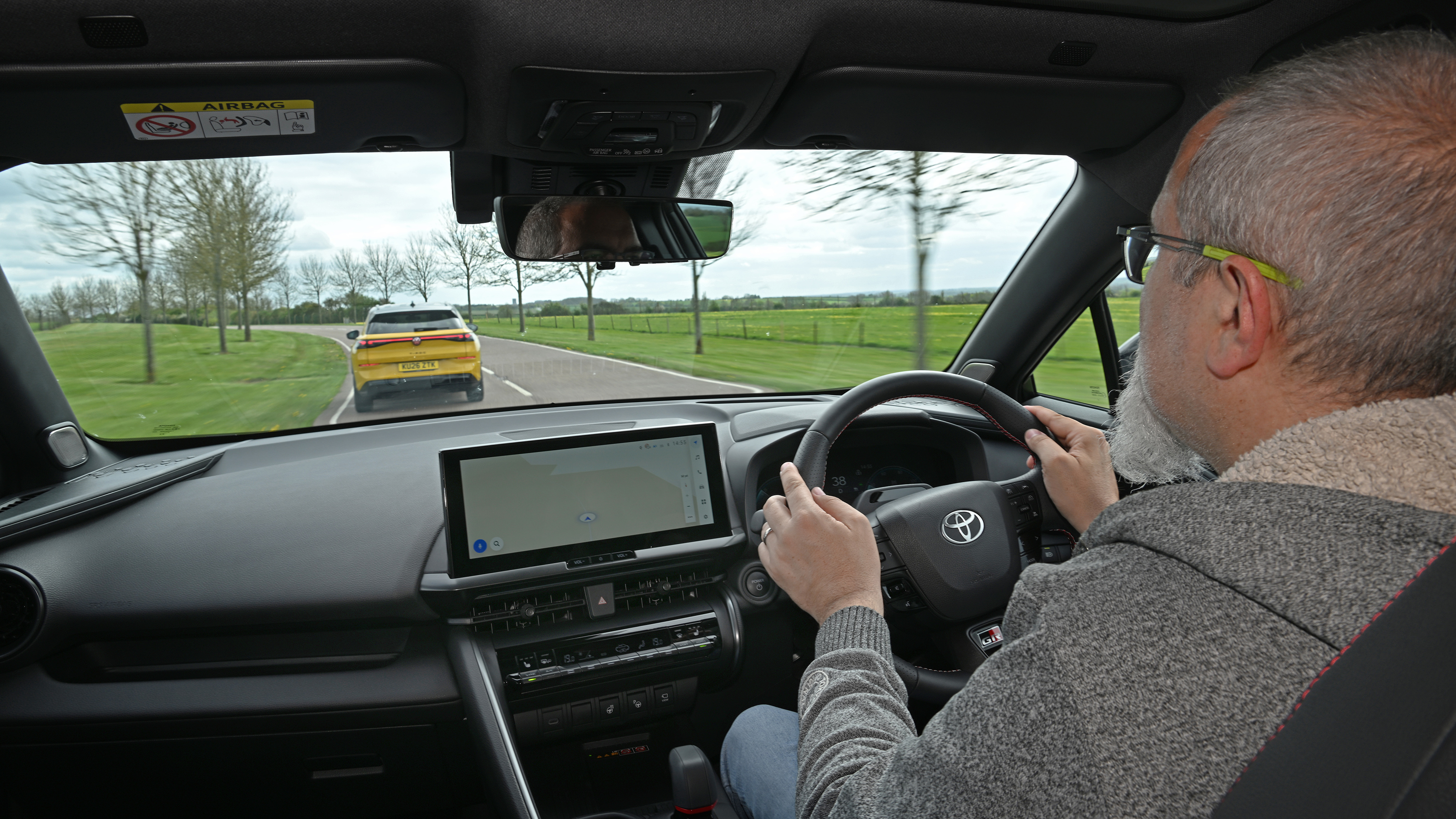 Auto Express senior test editor Dean Gibson driving the Toyota C-HR