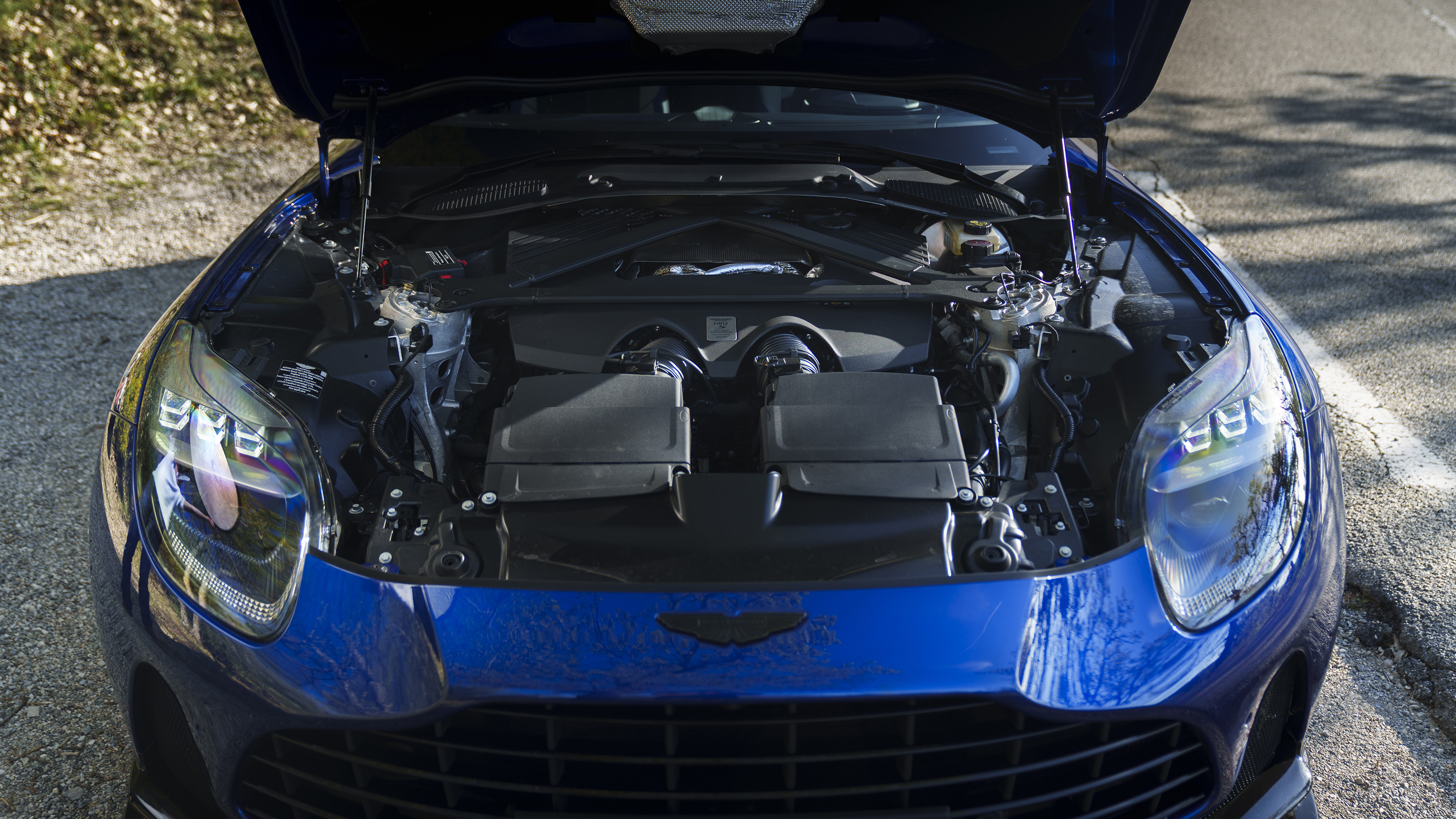 New Aston Martin DB12 S - engine bay