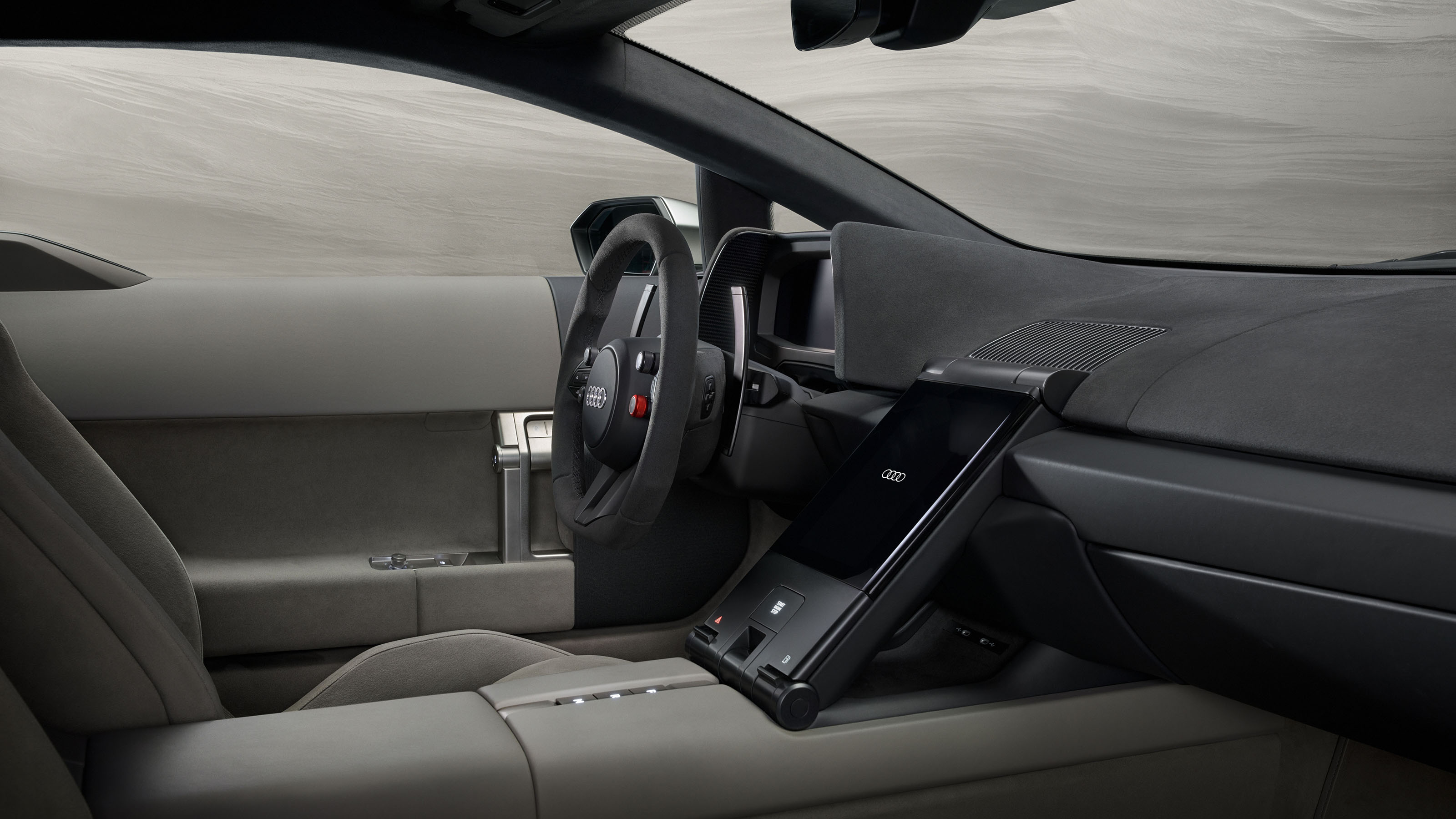 New Audi Nuvolari supercar - interior 