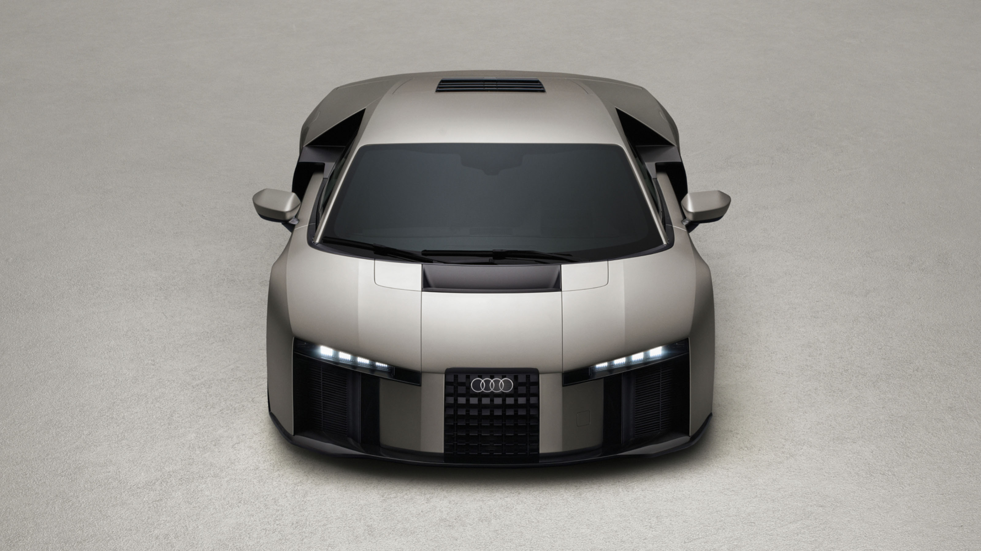 New Audi Nuvolari supercar - front 