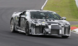 Audi Nuvolari testing - front cornering