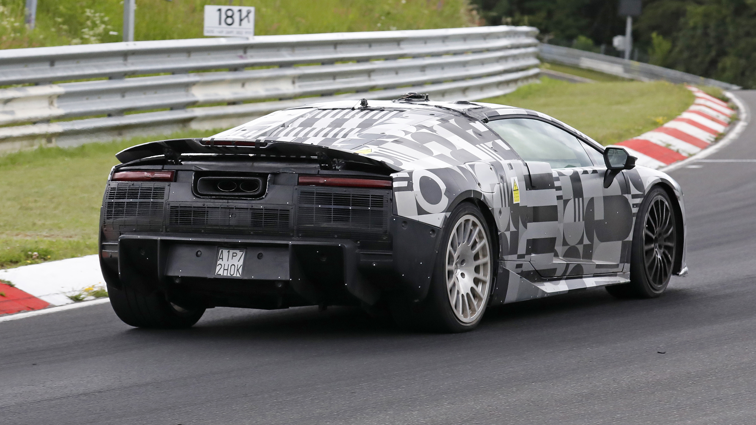 Audi Nuvolari testing - rear cornering
