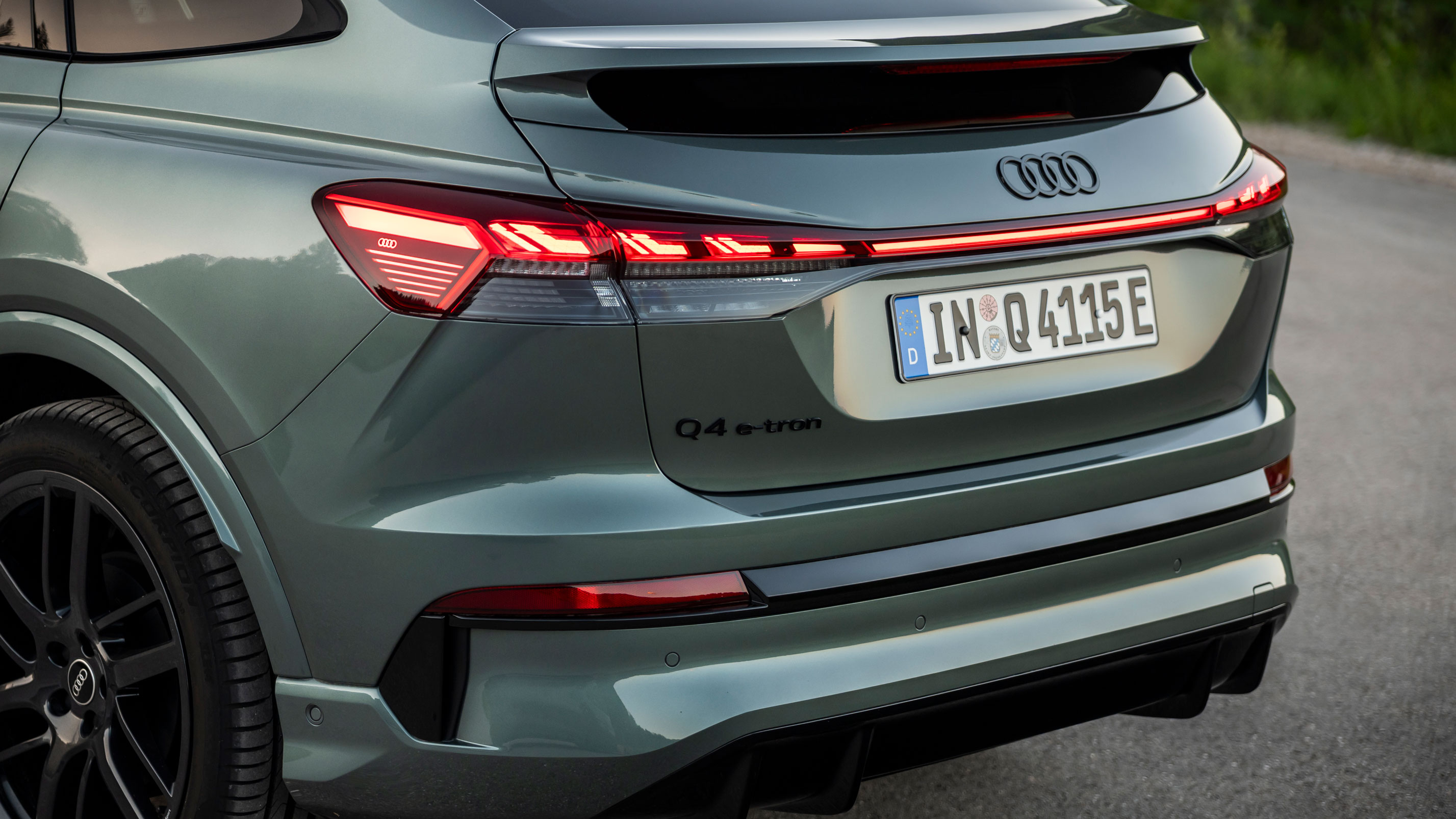 Audi Q4 e-tron Sportback - rear detail