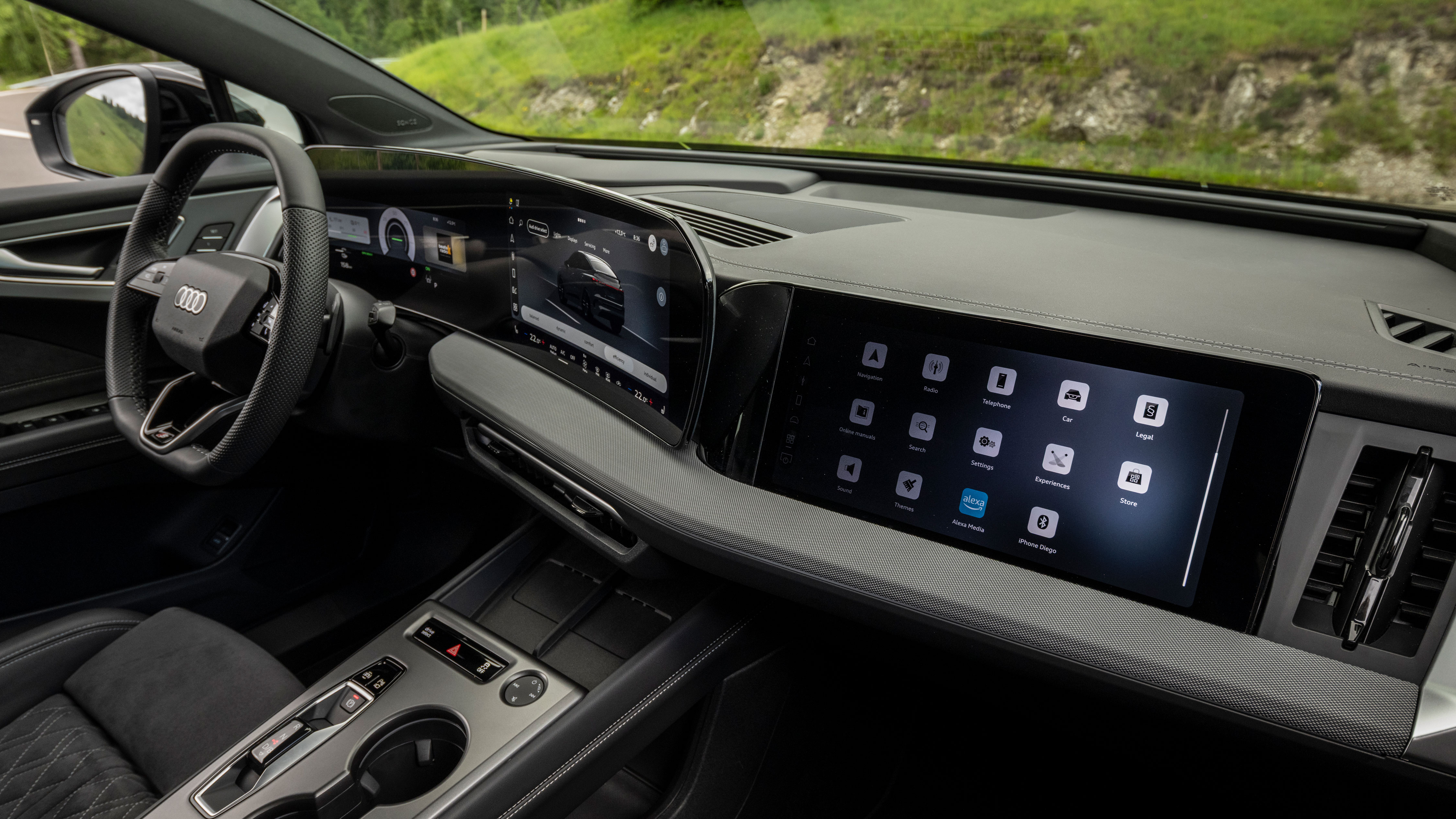 Audi Q4 e-tron Sportback - screens