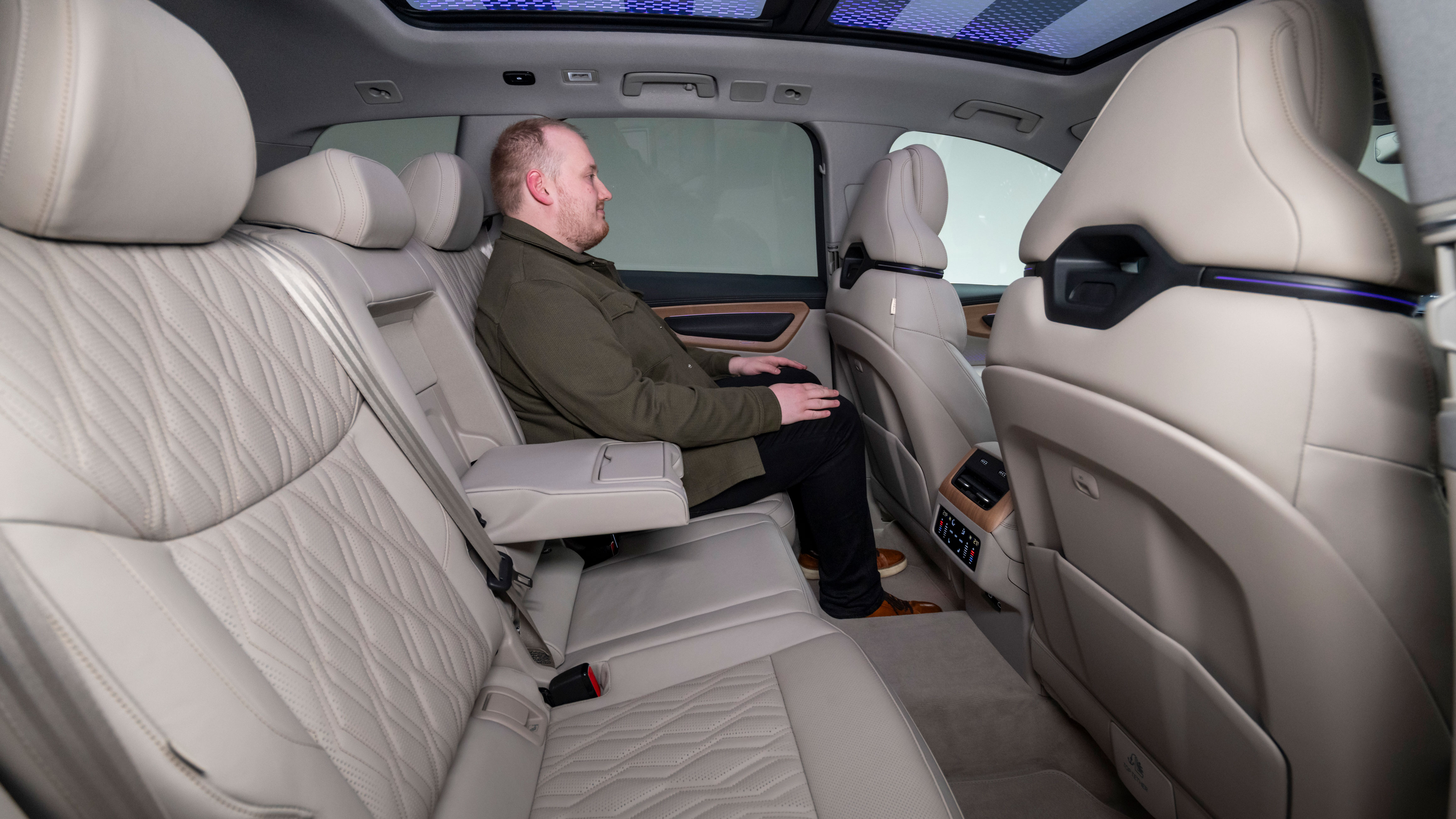 Audi Q7 - Ellis Hyde sat in the rear seats