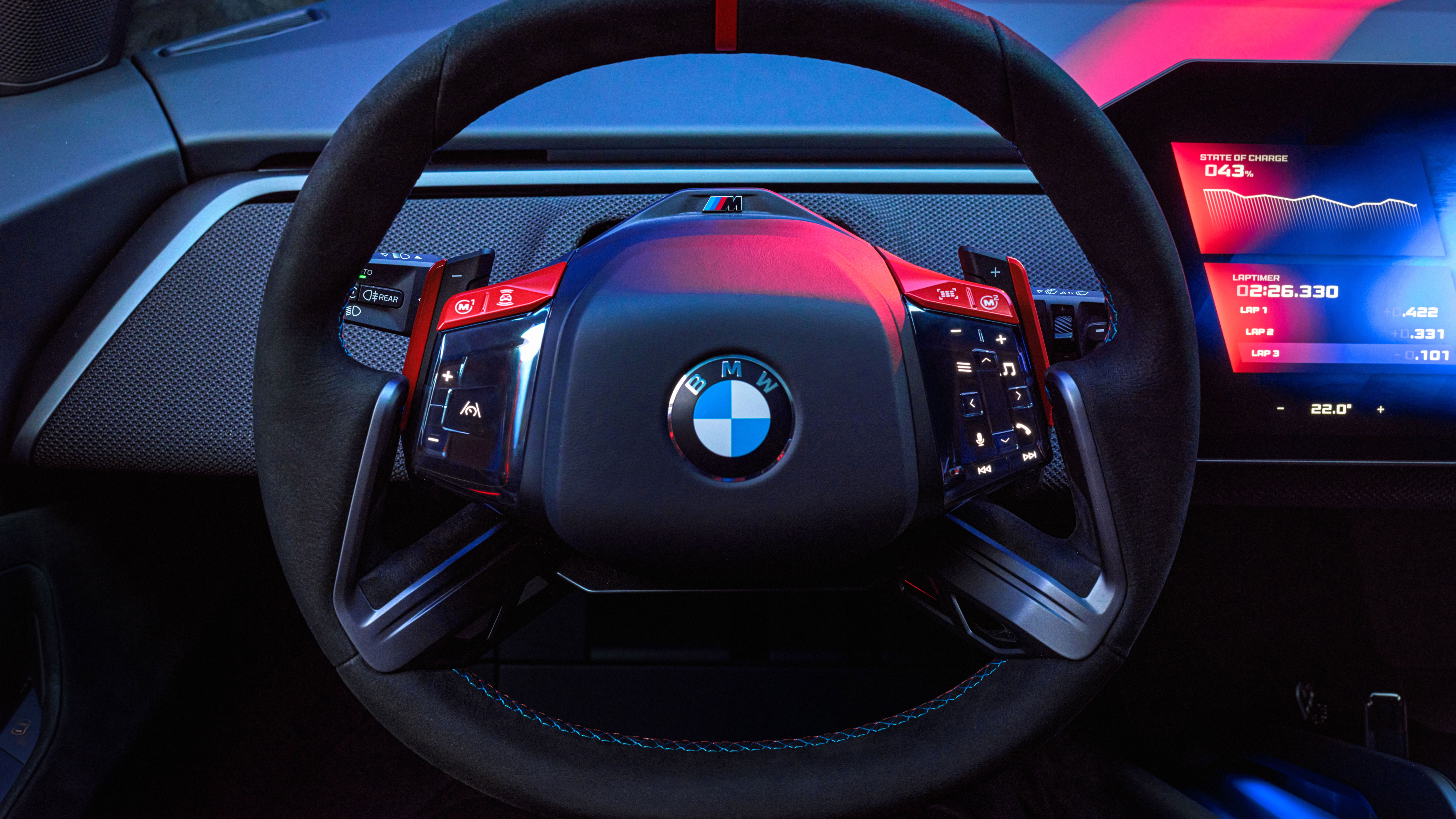 BMW M Concept Neue Klasse - steering wheel