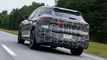 BMW X5 prototype - rear tracking
