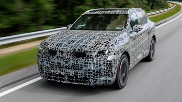 BMW X5 prototype - front tracking