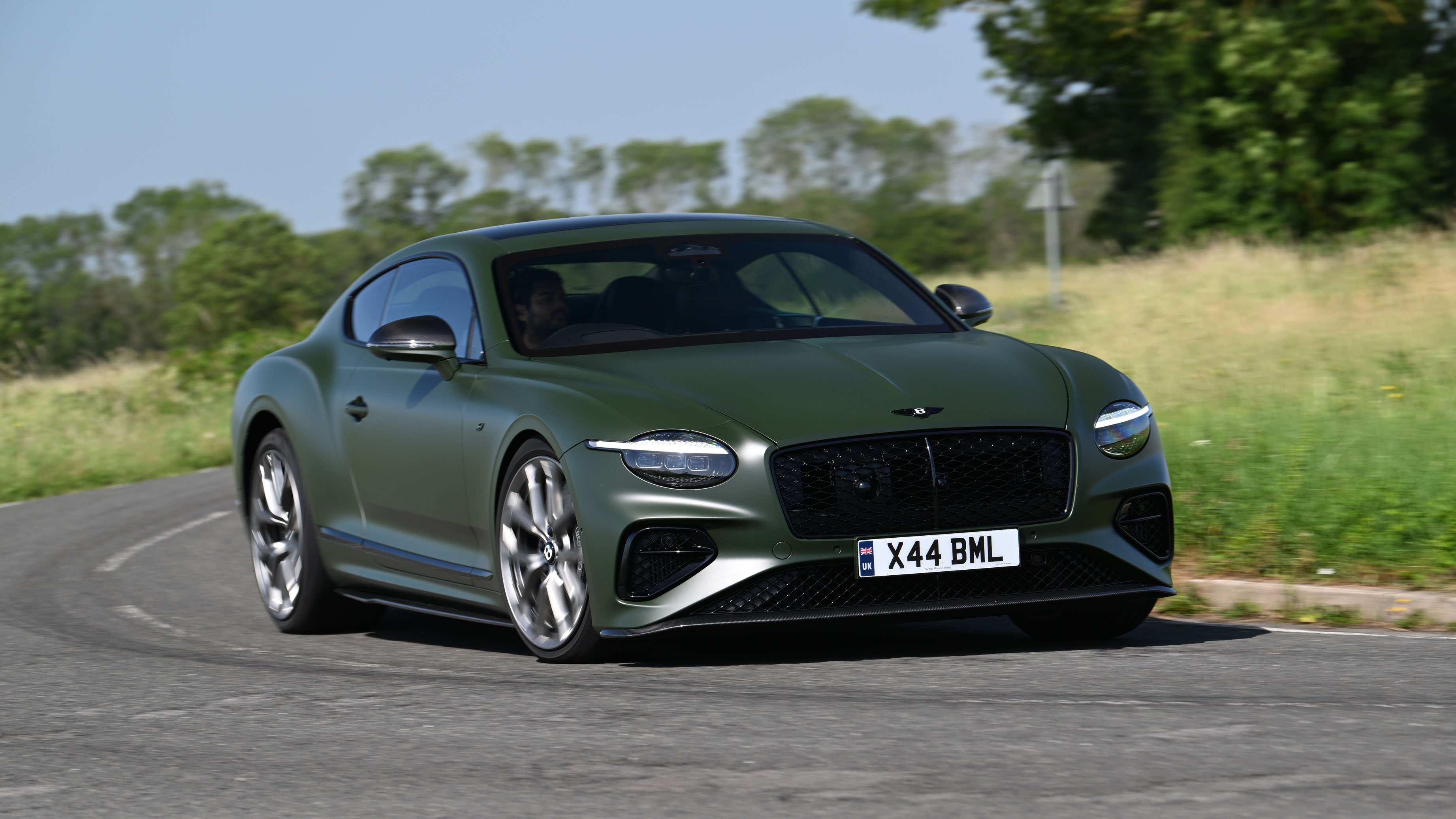 Bentley Continental GT S - front cornering