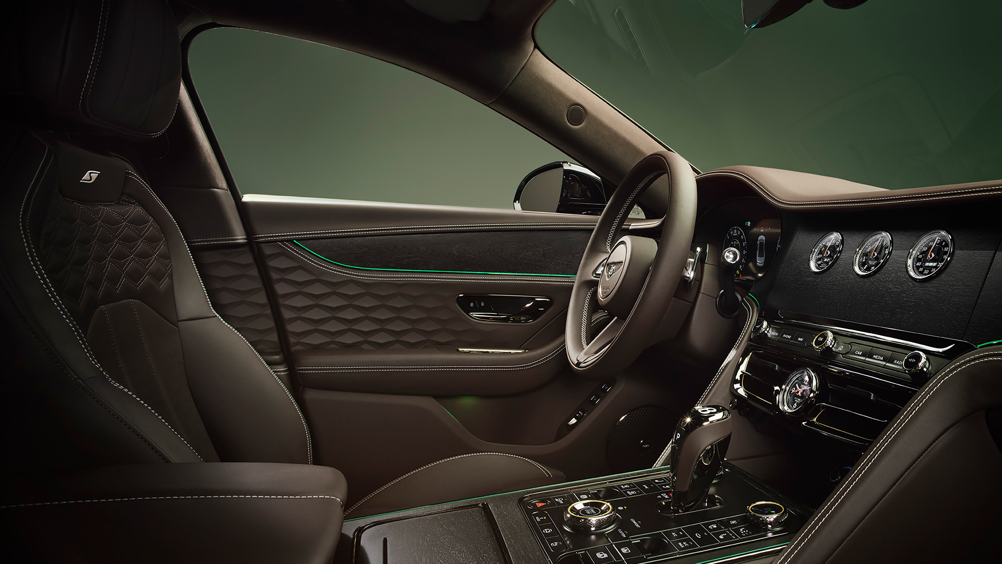 Bentley Flying Spur S facelift steering