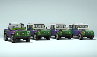Classic Land Rover Defender V8 range