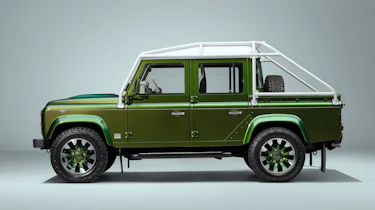 Classic Land Rover Defender V8 Pick-up - side