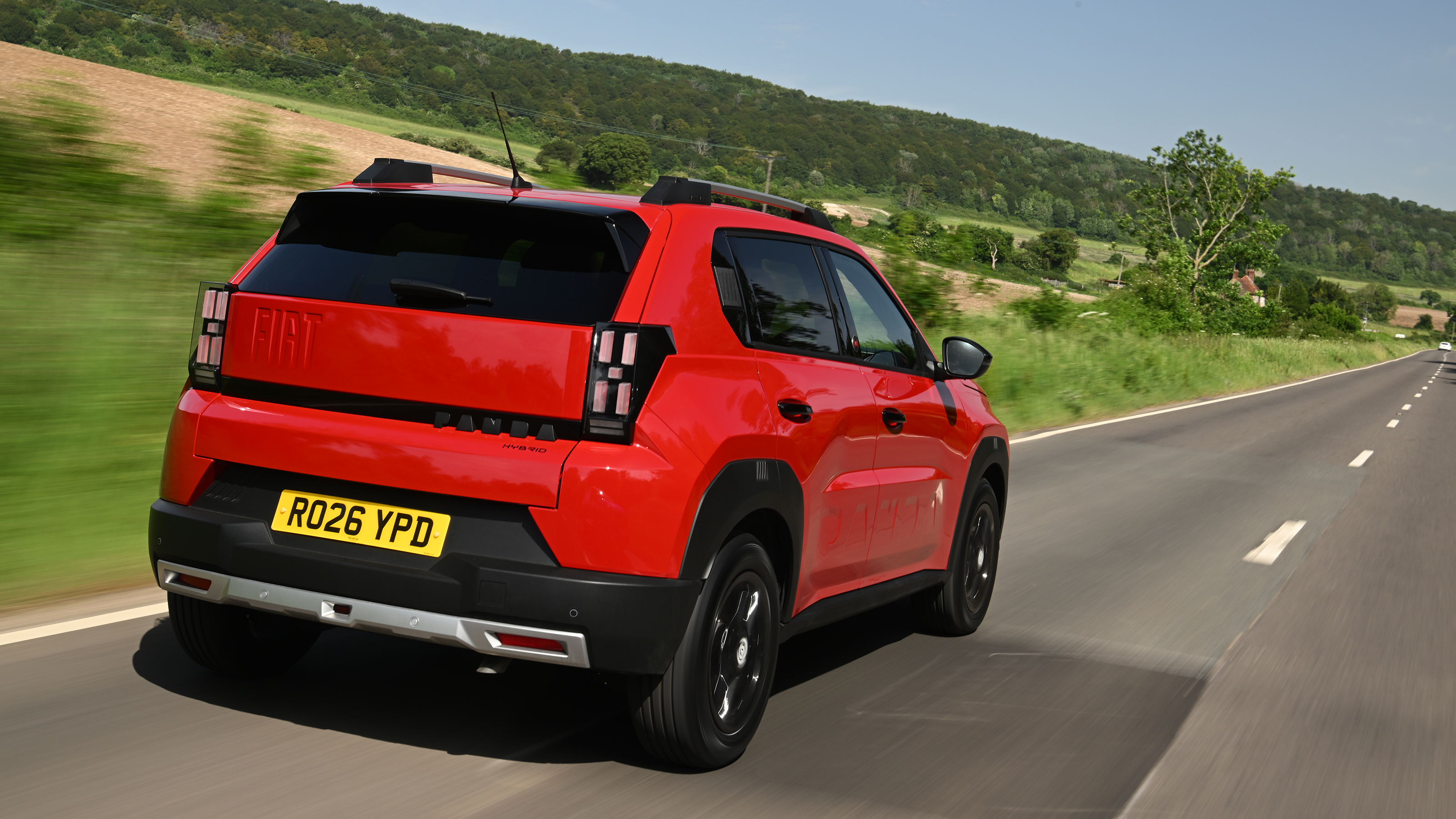 Fiat Grande Panda hybrid - rear tracking 