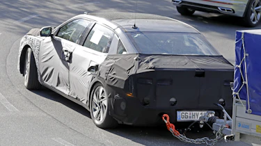 Hyundai Elantra testing - rear 3/4