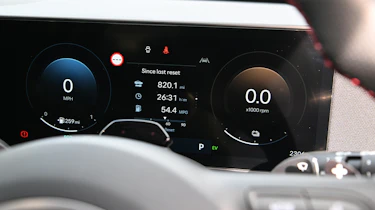 Hyundai Kona Hybrid - driver's display