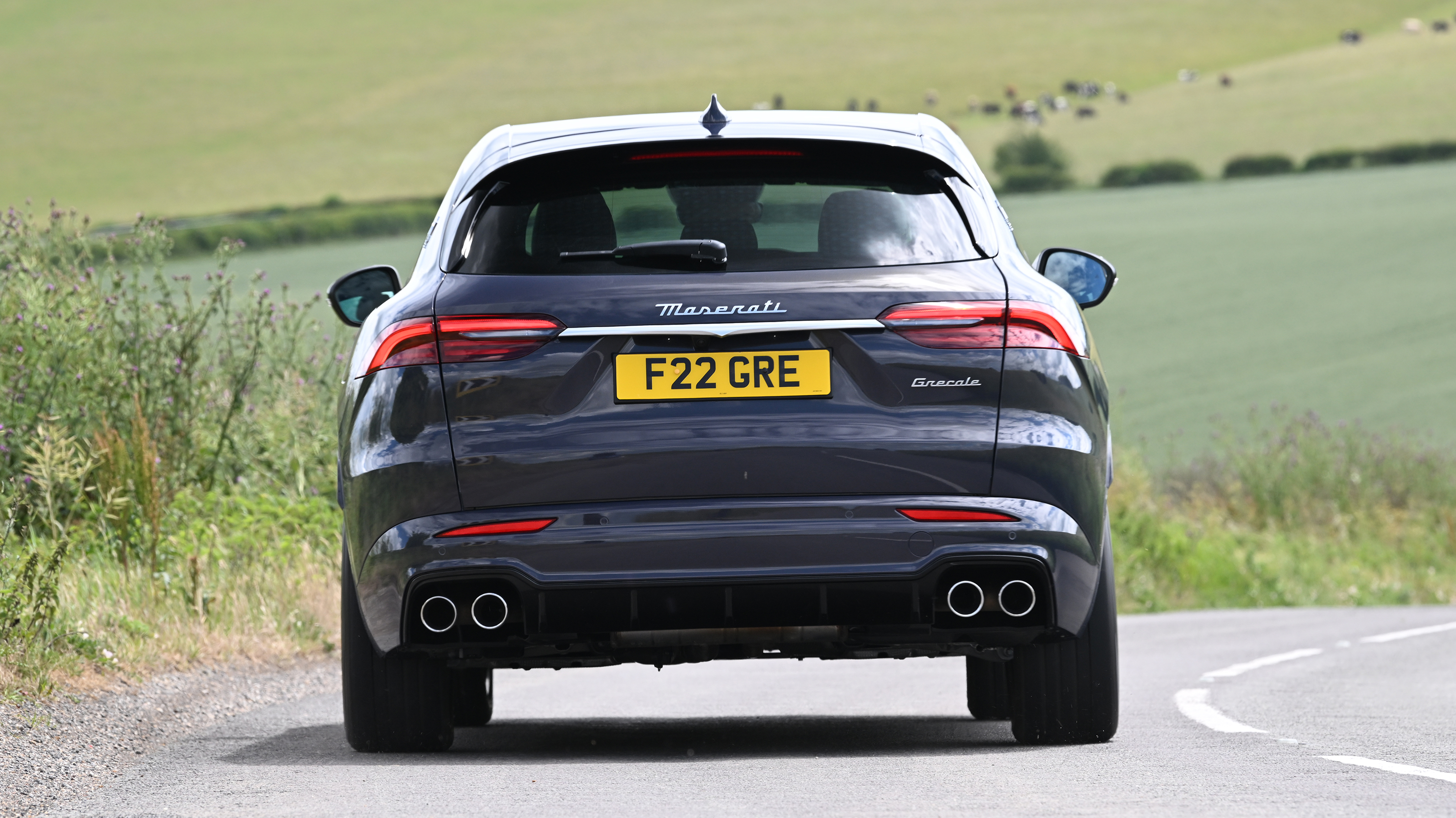New Maserati Grecale 300 - rear cornering 