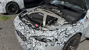 Mercedes-AMG CLE 63 spotted - bonnet up