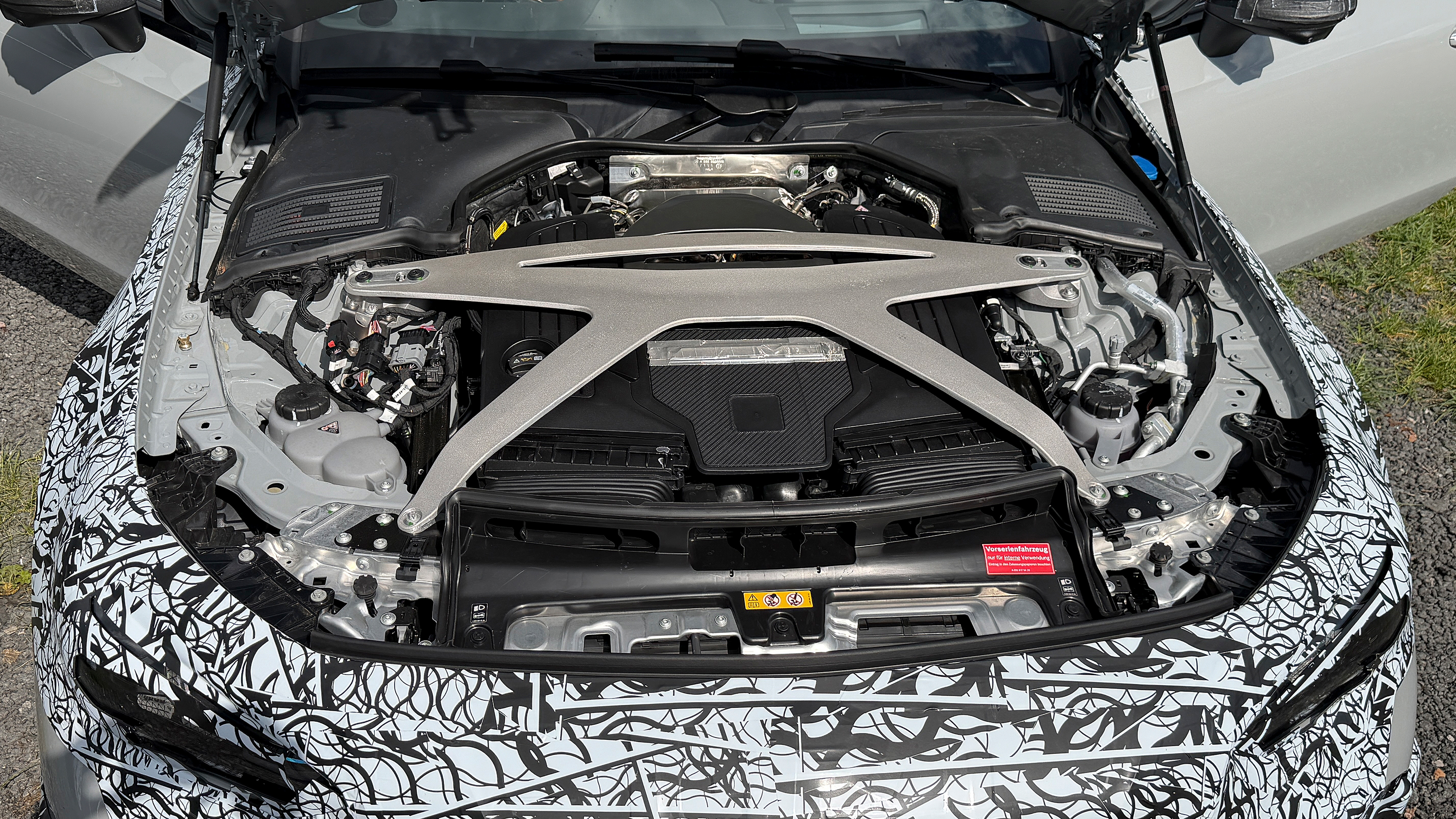 Mercedes-AMG CLE 63 spotted - engine