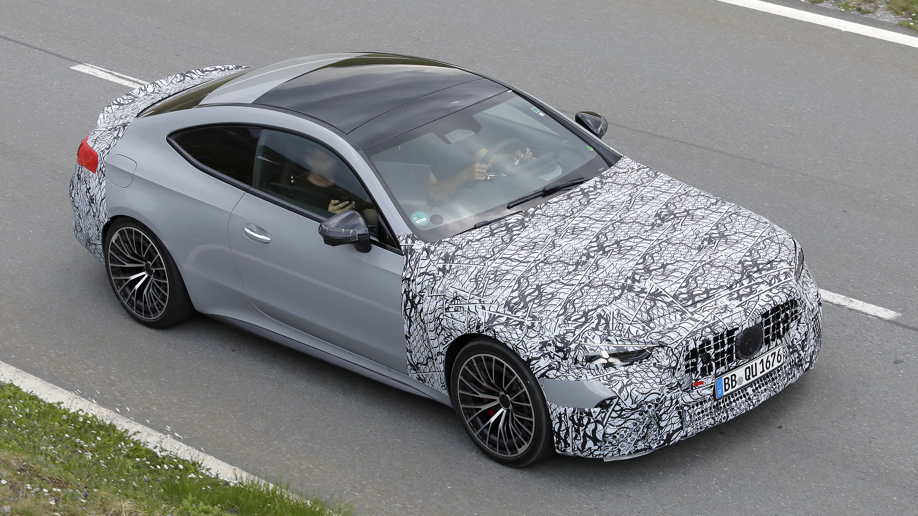 Mercedes-AMG CLE 63 spotted - front angled