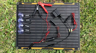 20W waterproof Mono 12V battery Portable Solar Panel Charger