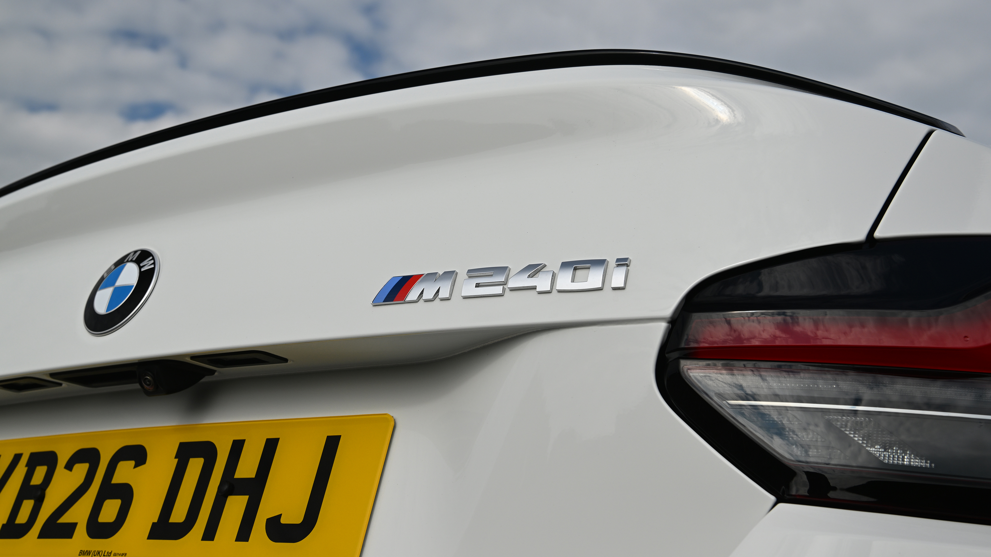 New BMW M240i - rear badge