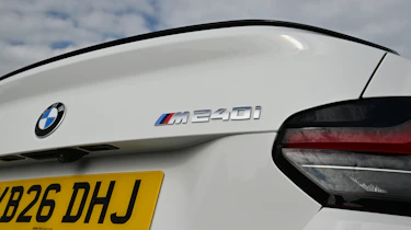 New BMW M240i - rear badge