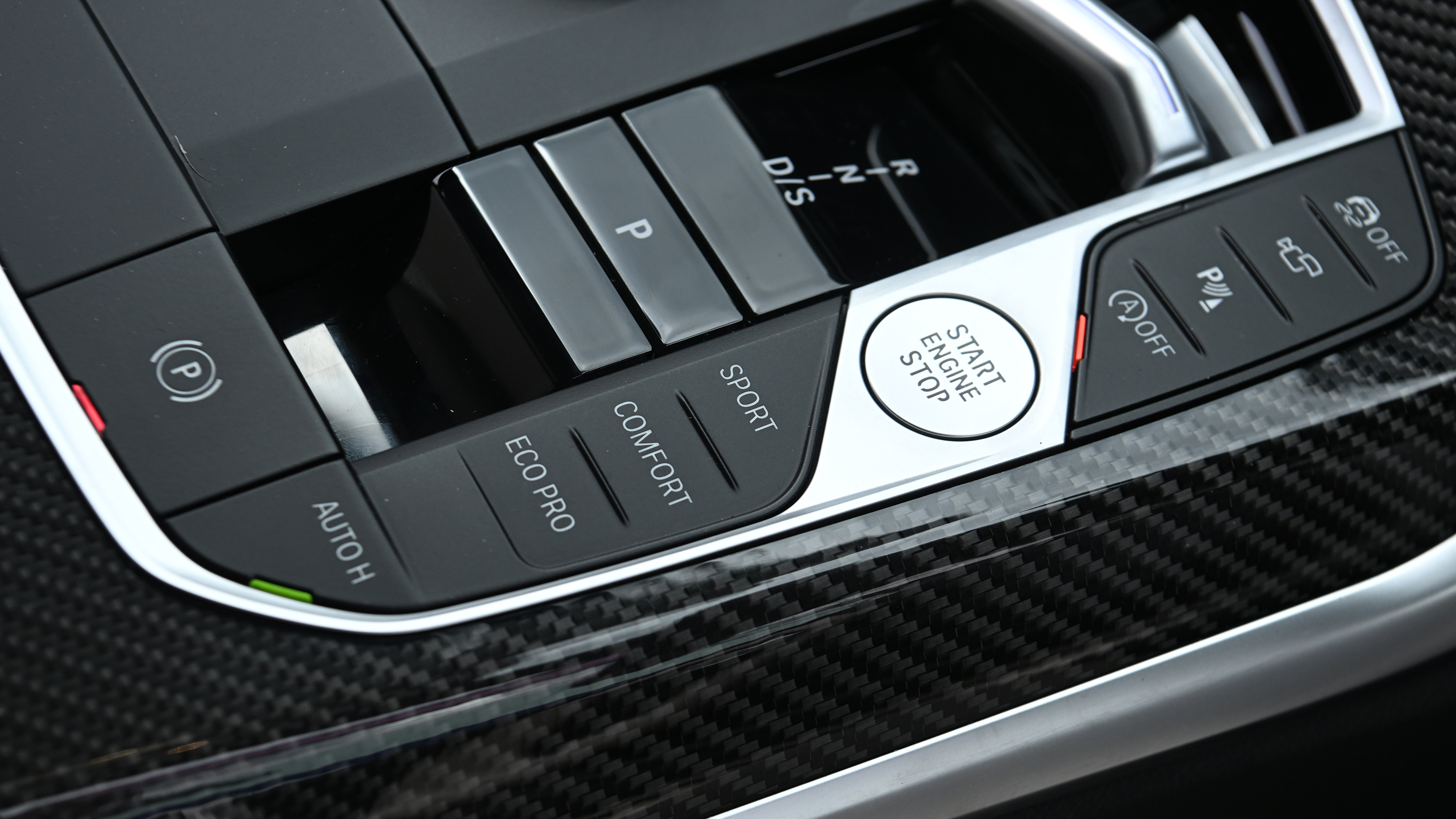 New BMW M240i - start/stop button