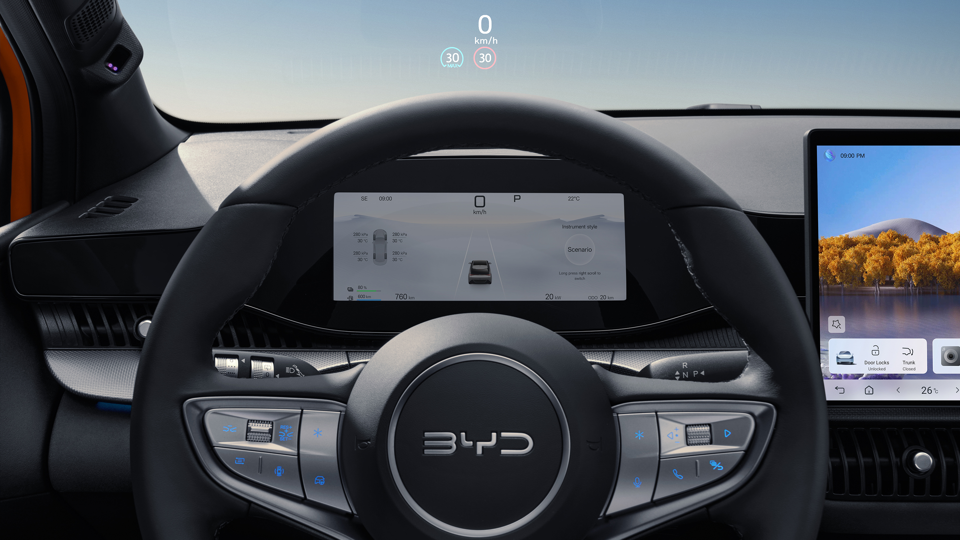 BYD Dolphin G DM-i - driver view