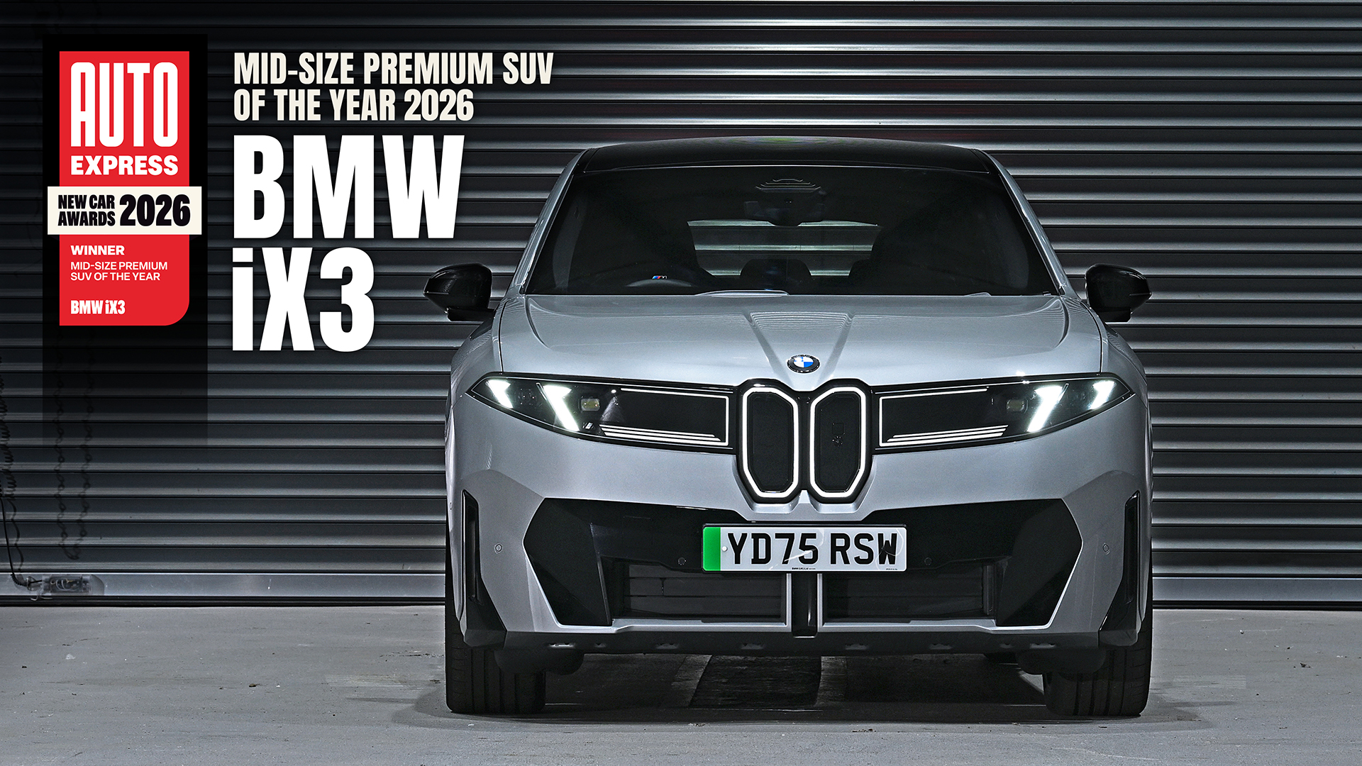 BMW iX3 - Mid-size Premium SUV of the Year