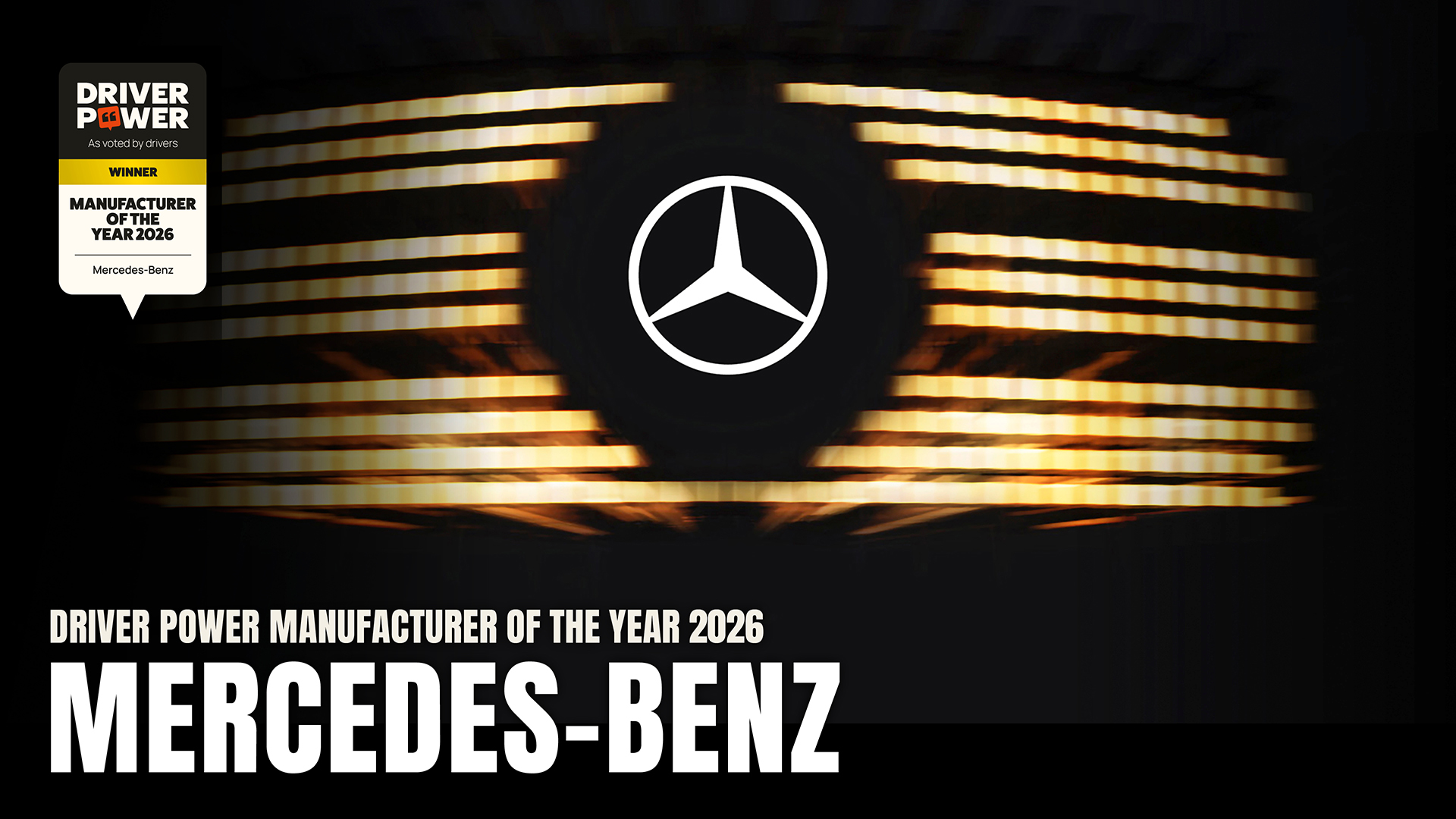 Mercedes - Driver Power Manufacturer Award