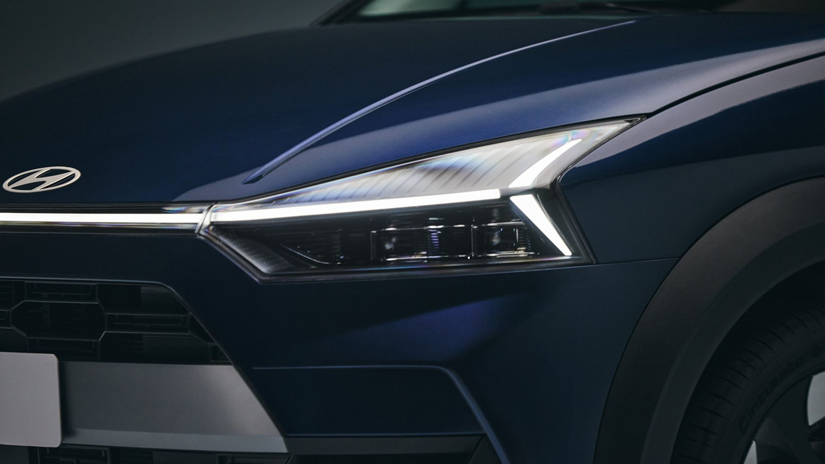 New Hyundai i20 - front headlight