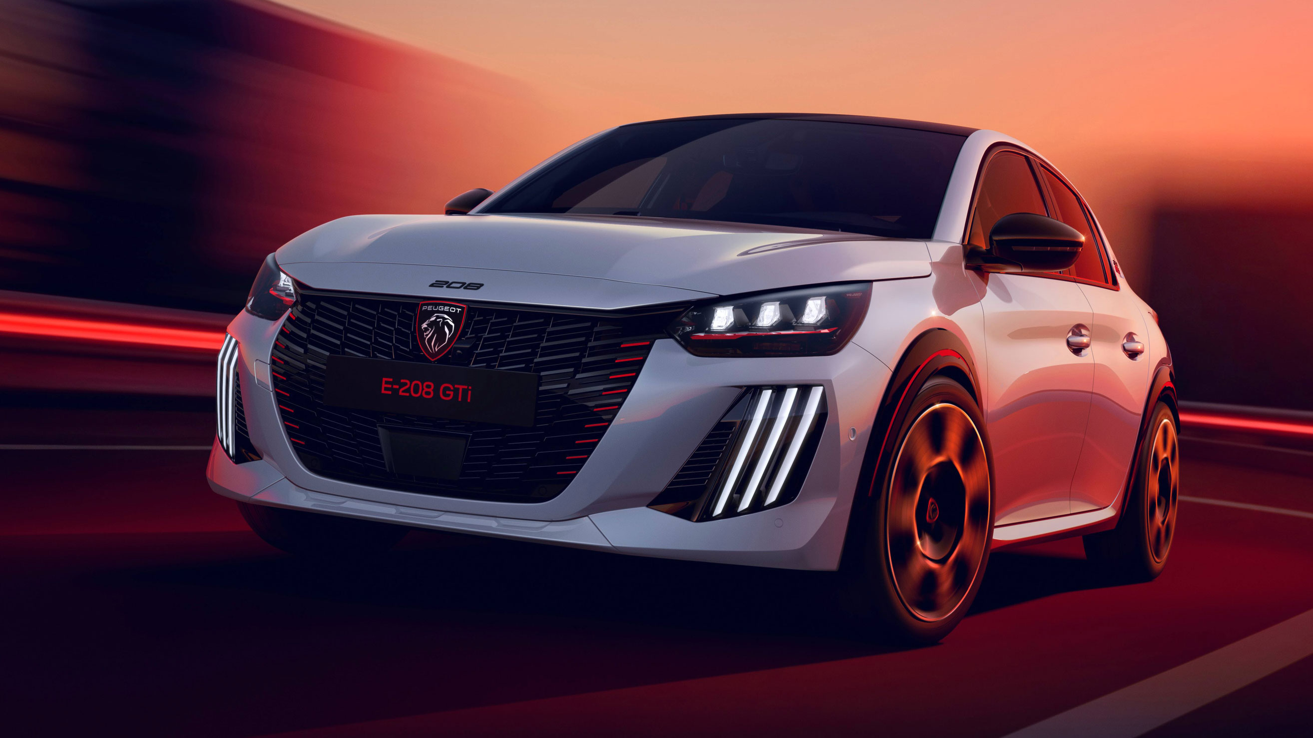 Peugeot E-208 GTi 2026 - front