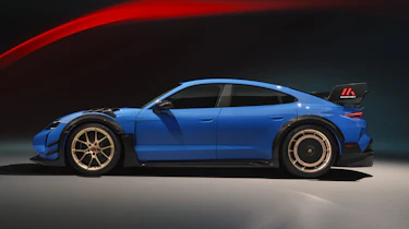 Porsche Taycan Manthay - side
