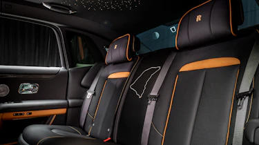 Rolls-Royce Black Badge Ghost Tourist Trophy special edition - rear interior