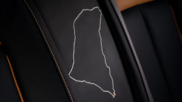 Rolls-Royce Black Badge Ghost Tourist Trophy special edition - Isle of Man TT track outline
