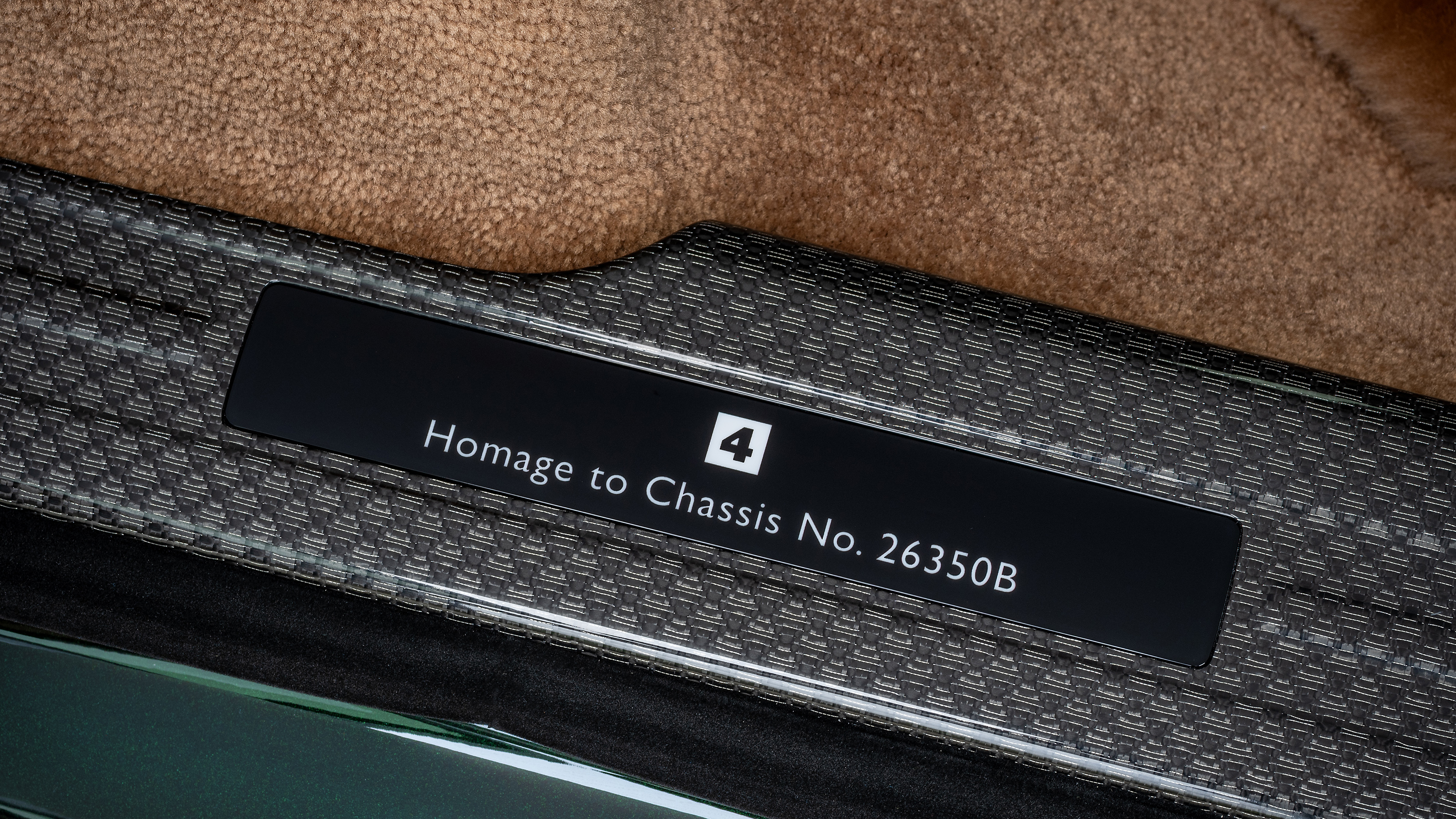 Rolls-Royce Black Badge Ghost Tourist Trophy special edition - kickplate 