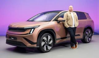 Ellis Hyde with the Skoda Peaq
