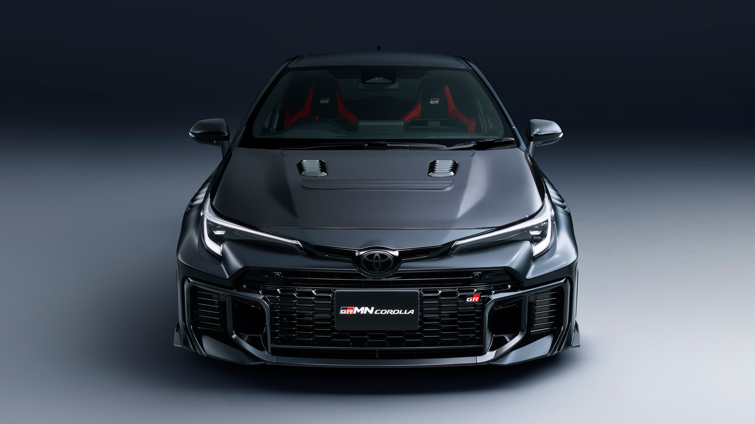 Toyota GRMN Corolla - black front end