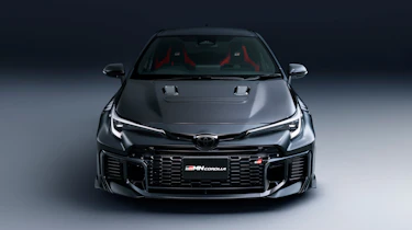 Toyota GRMN Corolla - black front end