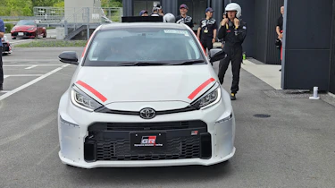 Toyota mid-engined prototype - white front end