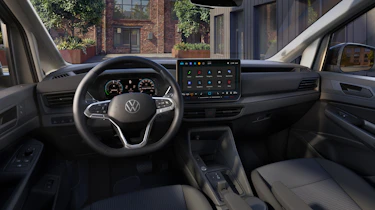 Volkswagen Caddy van - driver view