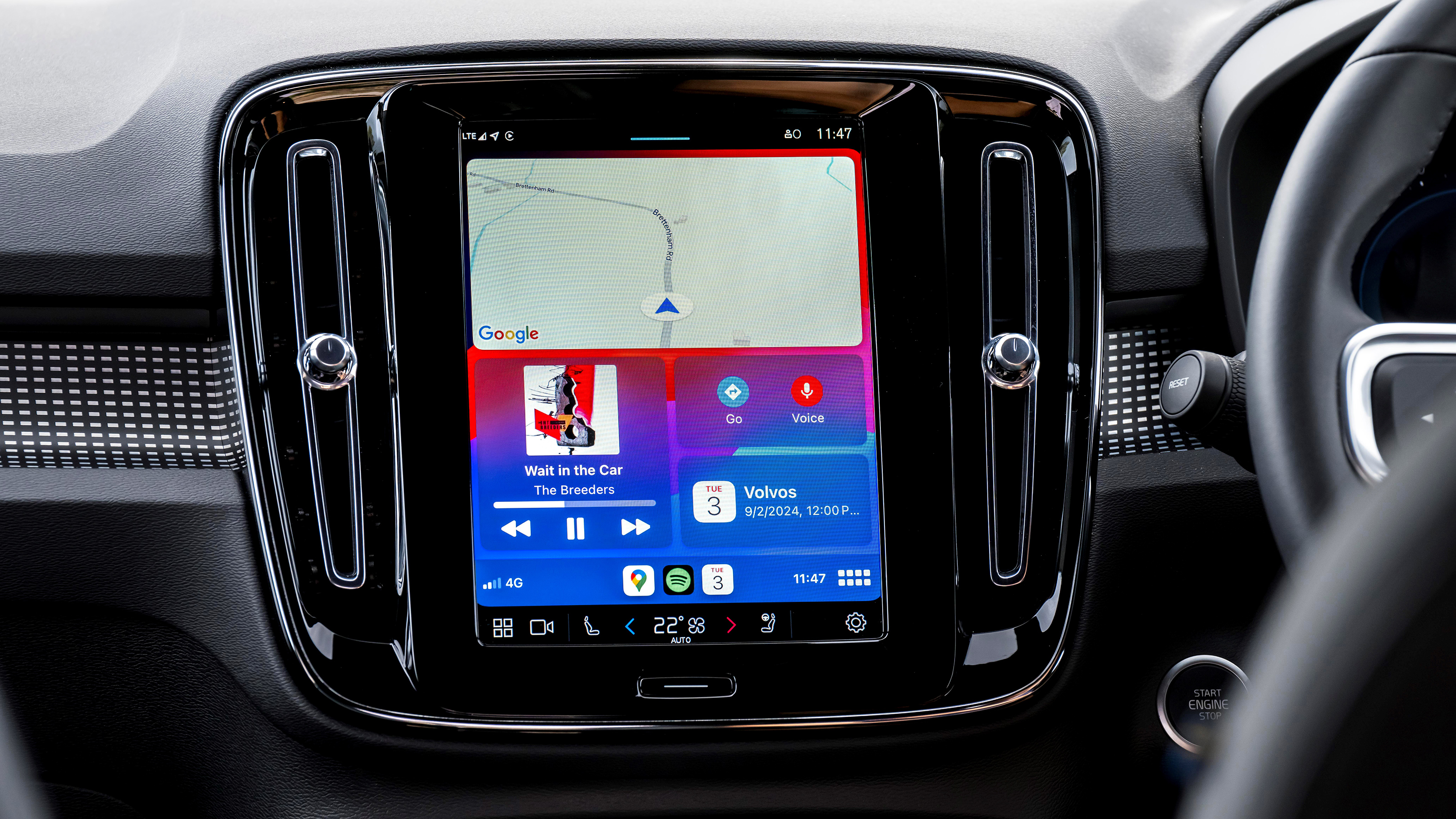 Volvo XC40 - infotainment screen