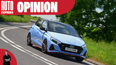 Alastair Crooks learn in a hot hatch