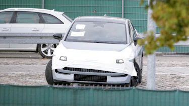 Audi A2 e-tron spy shot - front